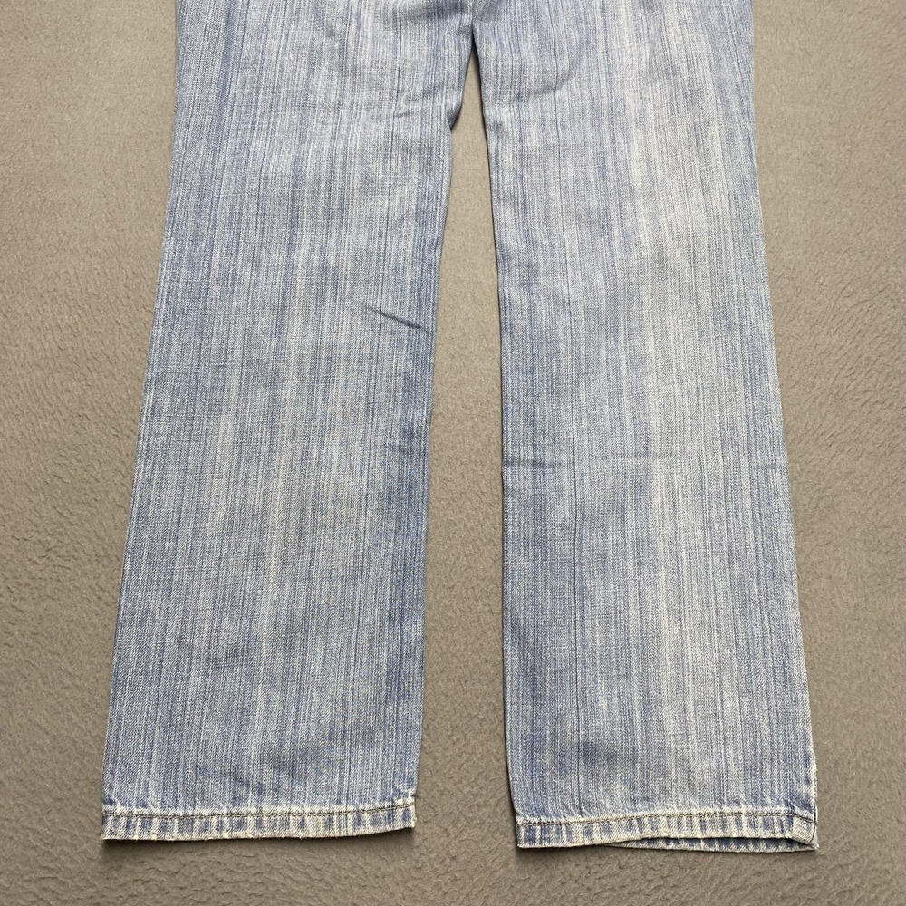 J Jill Jeans Womens 4 Light Wash Blue Straight Leg 100% Cotton Denim Pants - Picture 7 of 12